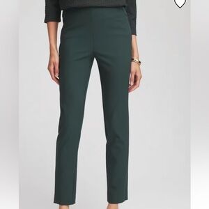 Chico's Forest Green Straight Leg Pants